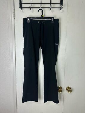 Grey's Anatomy Black Drawstring Women's Scrub Joggers